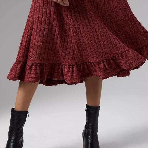 NWT Anthropologie Pauline Midi Boho Sweater Skirt, Plus Size 2X - Picture 4 of 9